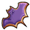 Purple Bat Cookie