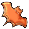 Orange Bat Cookie